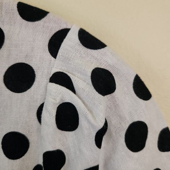 Lisa Marie Hernandez X Target Polka Dot Midi Shirt Dress Size S - Picture 8 of 10